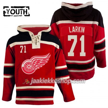 Lapsille NHL Detroit Red Wings Dylan Larkin 71 Punainen Sawyer Hooded Sweatshirt